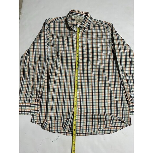 Duluth Trading Co Wrinkle Fighter Long Sleeve Button Down Men’s Large L  Plaid - Picture 3 of 10